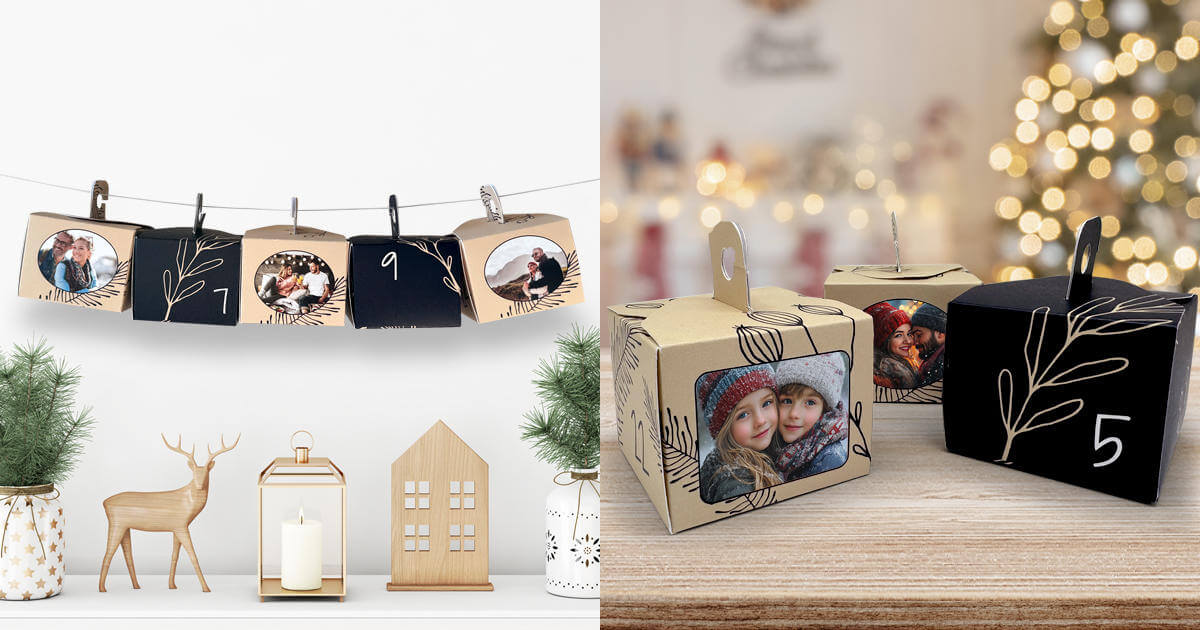 Personalisierter DIY Adventskalender - mit eigenen Fotos selbst gestalten